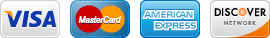 Visa | MasterCard | American Express | Discover Network